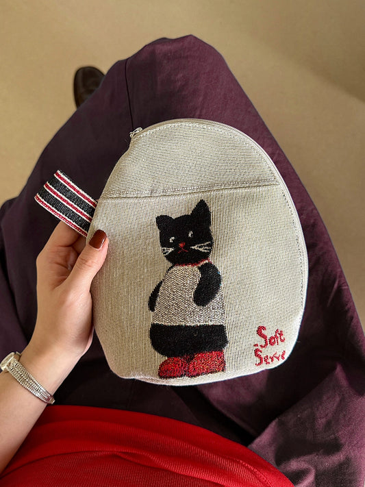Teapot Tapestry Crossbody Bag