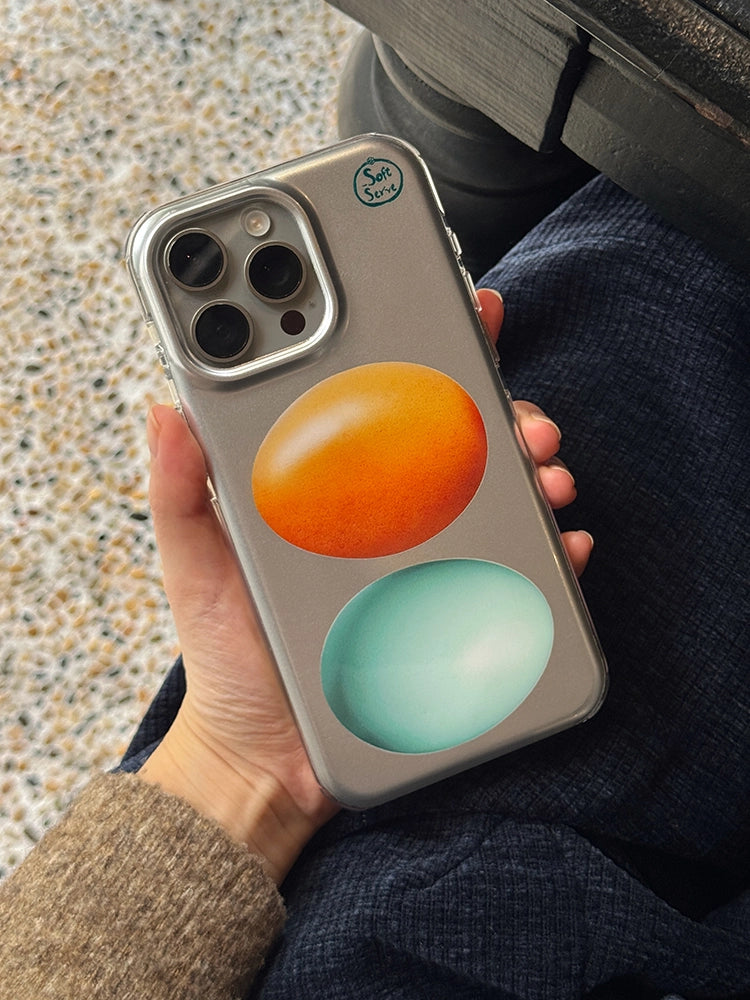 Metallic Egg Phone Case - Smooth & Tough Protection