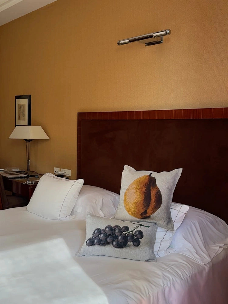 Pear and Grapes Cushion