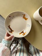 Running Puppies Plate