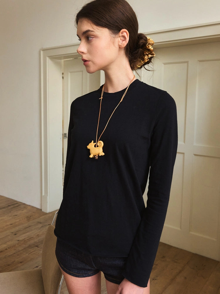 Adjustable Ceramic Necklace with Sweet Hand-Painted Animals – by x chunmei
