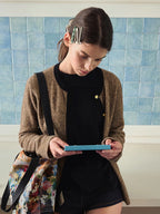 Luxe Jacquard & Floral Patchwork Tote  Artisan Canvas Bag