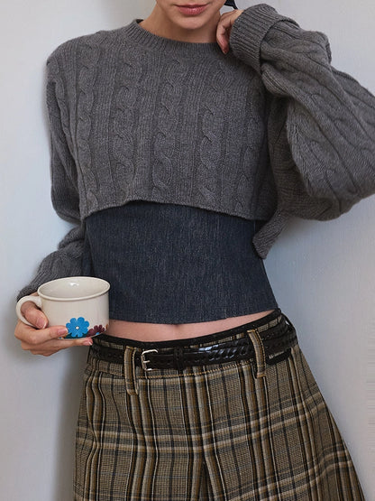 Hand-Painted Floral Art Ceramic Mug & Plate