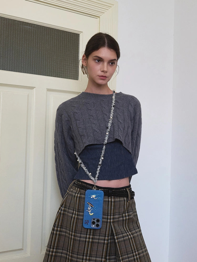 Colorful Pom & Braid Series – Playful & Braided Phone Strap