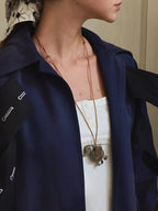 Adjustable Ceramic Necklace with Sweet Hand-Painted Animals – by x chunmei