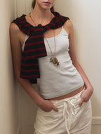 Adjustable Ceramic Necklace with Sweet Hand-Painted Animals – by x chunmei