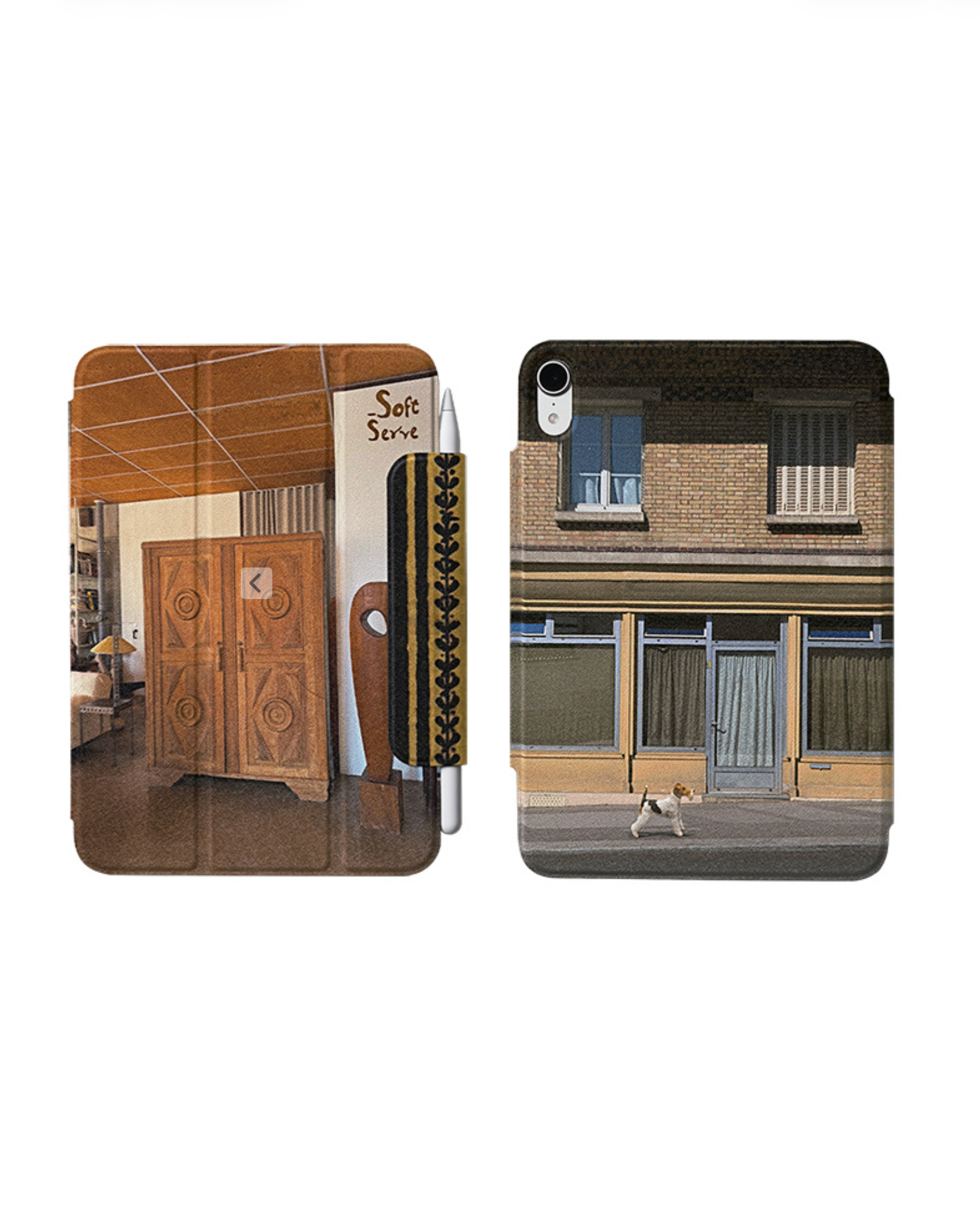 Strolling Diary - Vintage Furniture & Dog Walk  Magnetic iPad Case