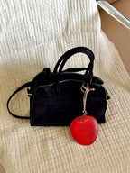 “Cat & Apple” Double-Sided Charm