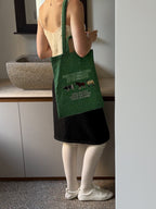 Lightweight Embroidered Tote Bag - Featuring an Ox, Horse & Sheep