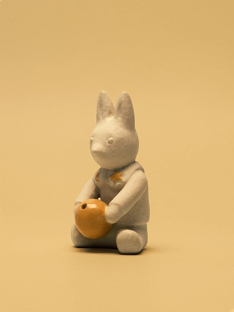 A Peaceful Gift from the Moon – “Moon Rabbit” Ceramic Incense Burner