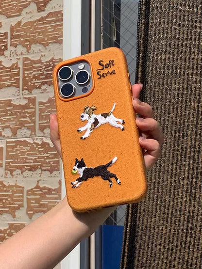 Running Puppies Phone Case