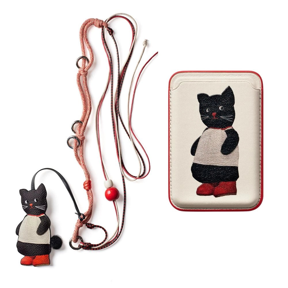 Cat & Apple iPhone MagSafe Card Holder