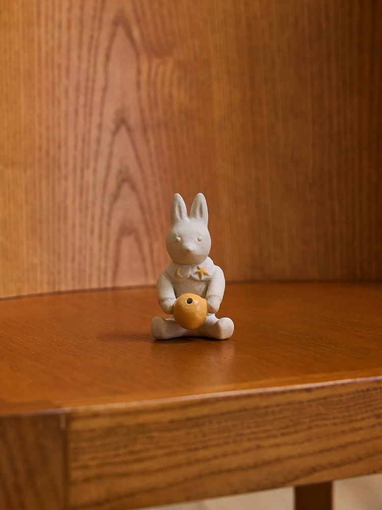 A Peaceful Gift from the Moon – “Moon Rabbit” Ceramic Incense Burner