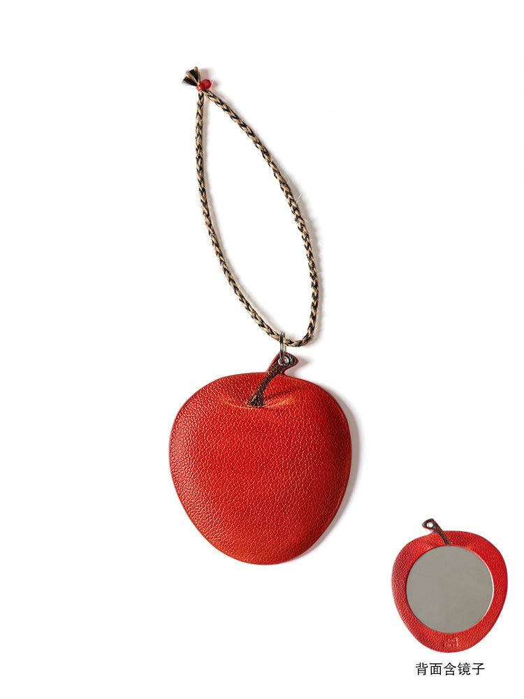 “Cat & Apple” Double-Sided Charm