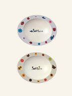 Butterfly and Snail Bamboo Fiber Bowl