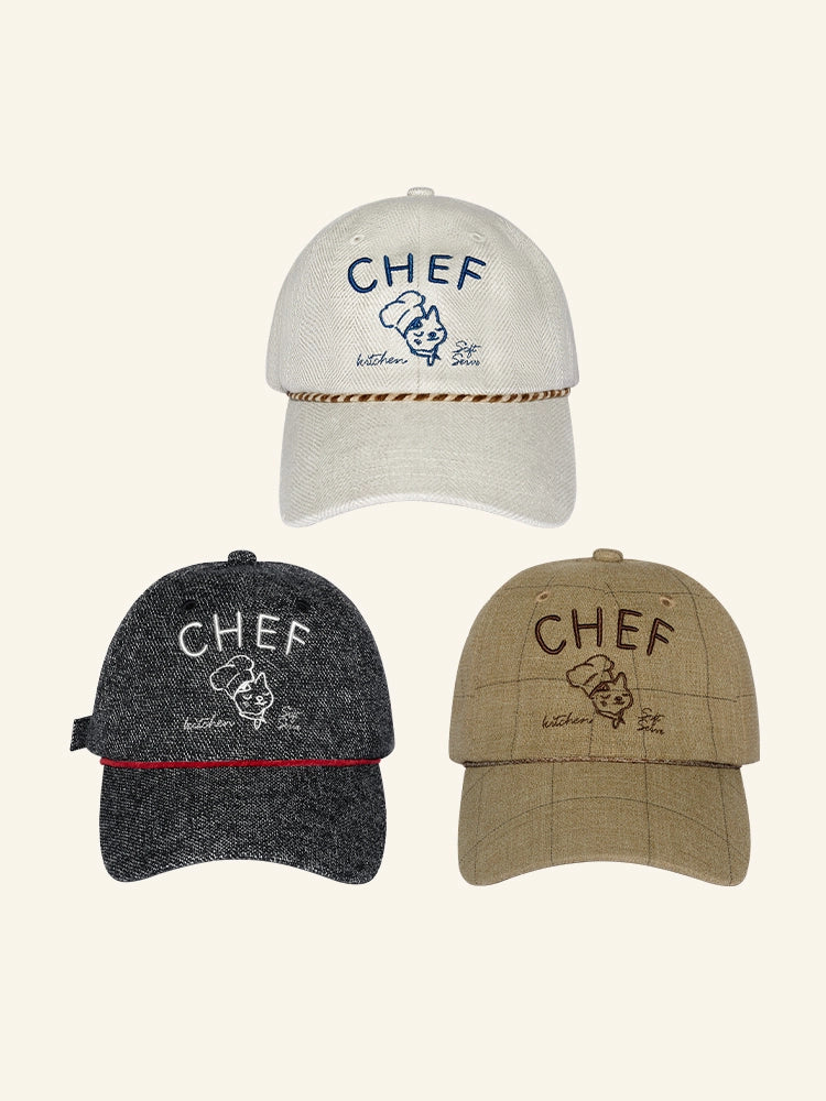Cat Chef Baseball Cap | Playful & Coisy Everyday Hat