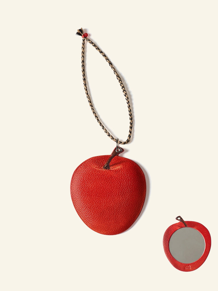“Cat & Apple” Double-Sided Charm