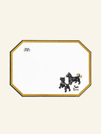 Gold-Embossed Puppy Greeting Card