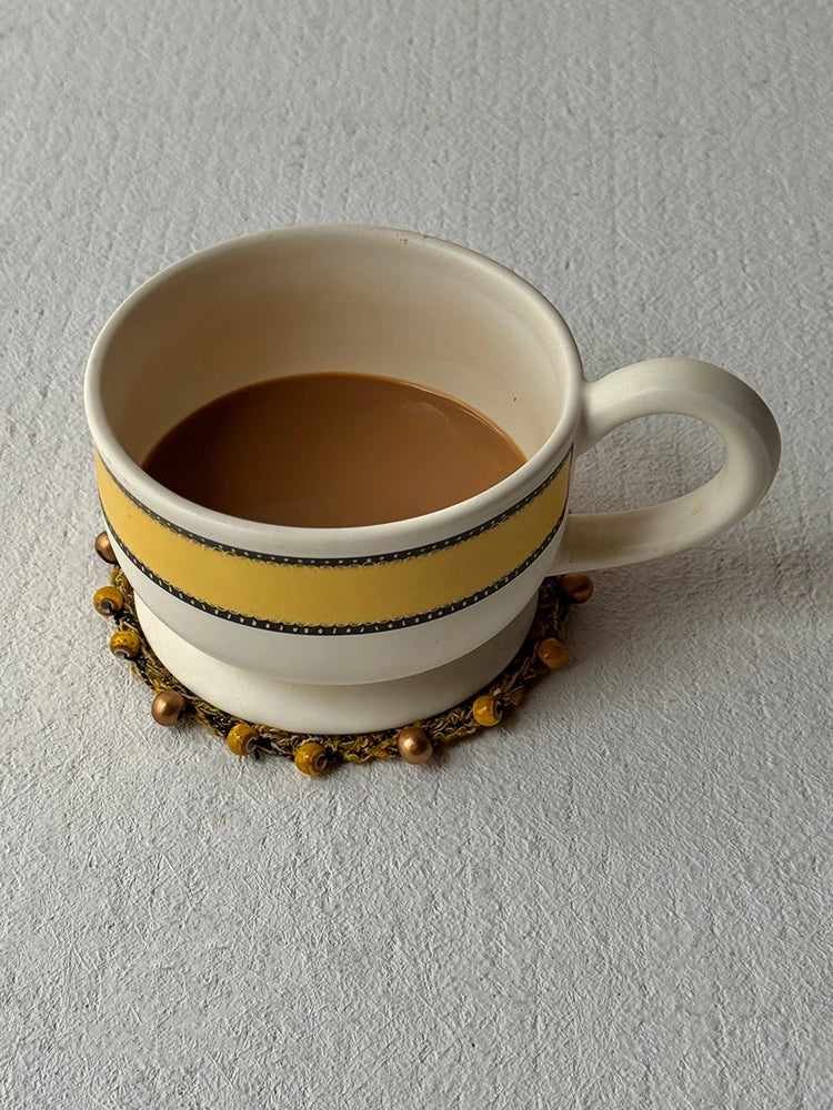 The “Buttercream Ribbon” Mug – A Cozy, All-Day Ceramic Cup