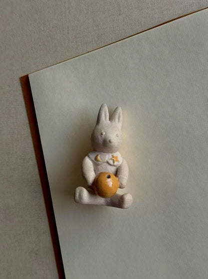 A Peaceful Gift from the Moon – “Moon Rabbit” Ceramic Incense Burner