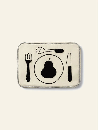 Pear Placemat Laptop Messenger Bag