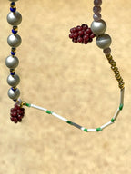 Sorbet Grapes Beaded Necklace