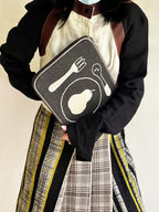Pear Placemat Laptop Messenger Bag
