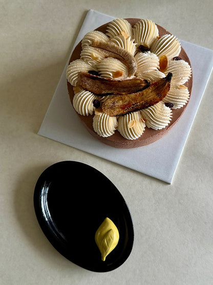 A Citrus Still Life – Hand-Lemon Ceramic Incense Holder