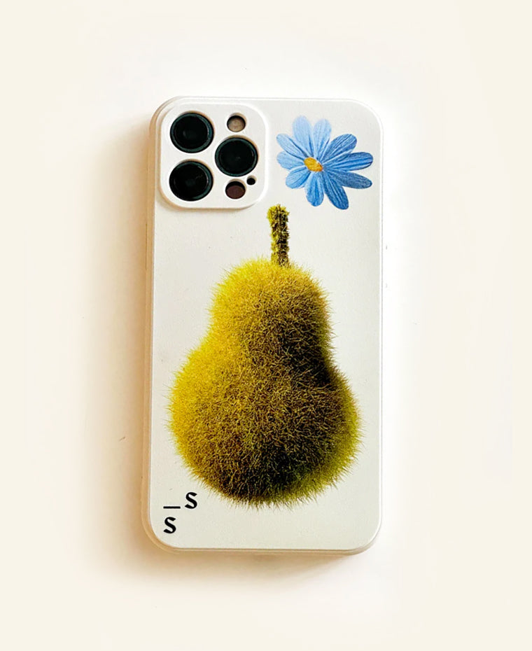 Fuzzy Pear Phone Case