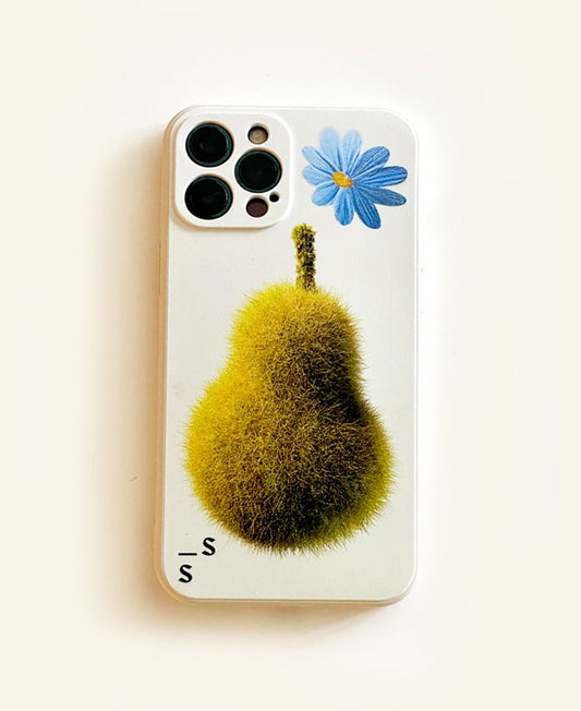 Fuzzy Pear Phone Case