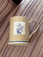 A Cupful of Joy - Hand-Painted Kitty Chef Ceramic Mug by SoftServe