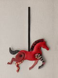 Puppet Theatre Pony – Handmade Leather Keychain Charm