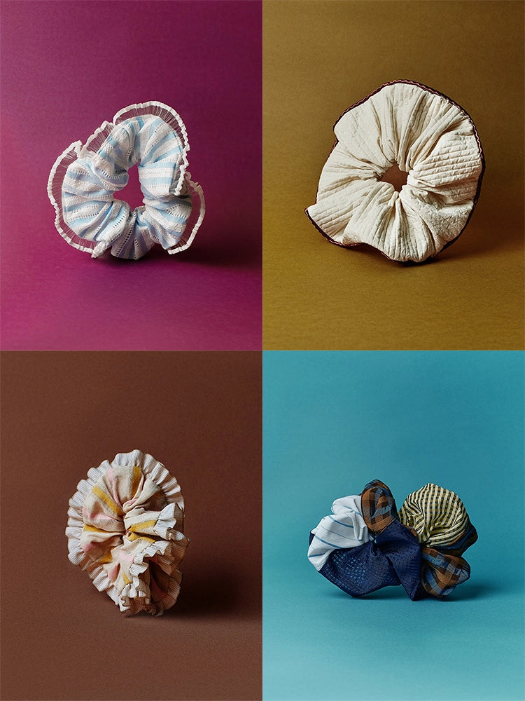 Sorbet “Wavy Hem II” Scrunchie