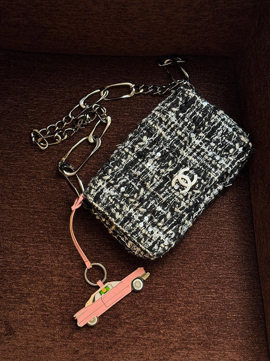 Road Trip Retro Car Leather Charm