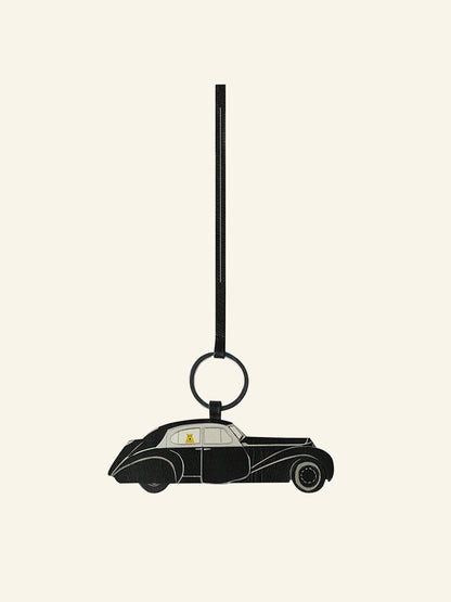Road Trip Retro Car Leather Charm