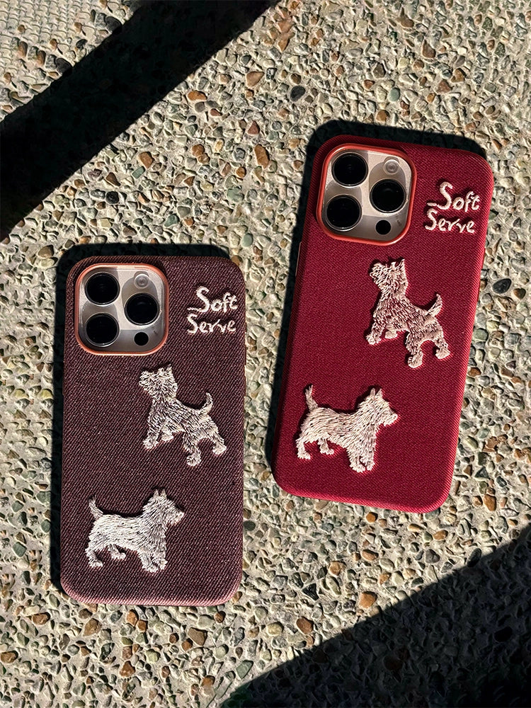 Prosper Pup Embroidered MagSafe Case