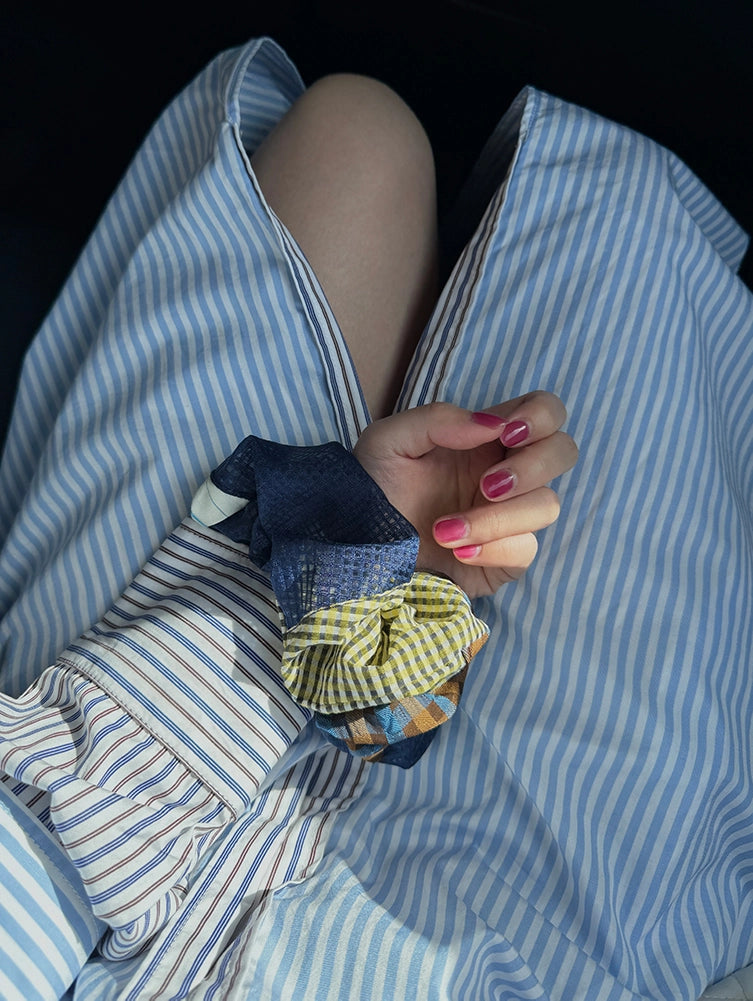Sorbet “Wavy Hem II” Scrunchie