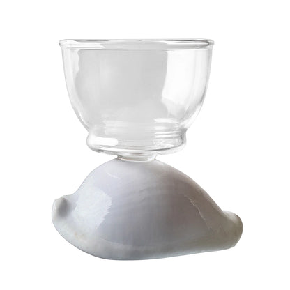 Inspired by the Coast – Ceramic Seashell Cup for Tea & Sake