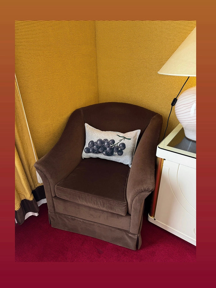 Pear and Grapes Cushion