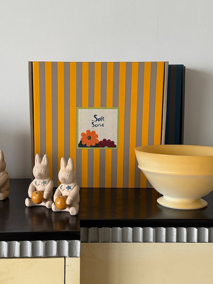 Hand-Painted Ceramic Plate - Charming Floral Art for Display & Serve