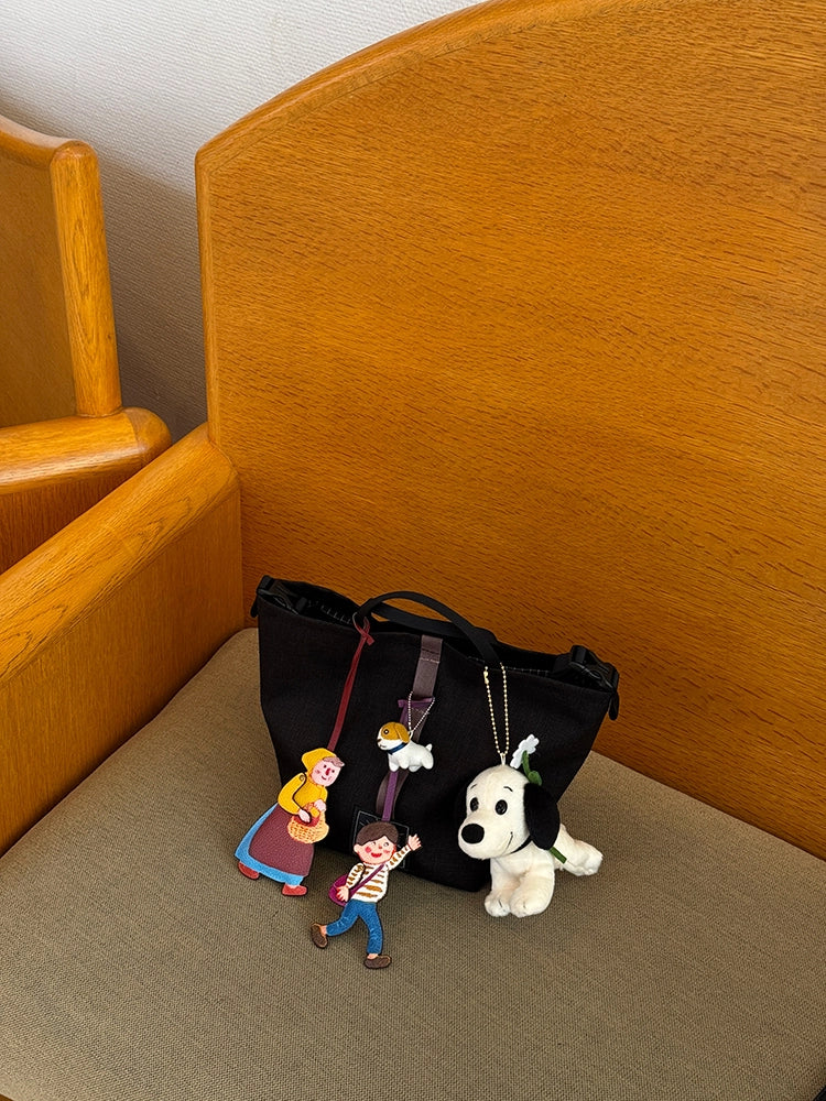 Magic Puppet Town Double-Sided 3D Leather Pendant