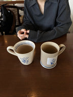 A Cupful of Joy - Hand-Painted Kitty Chef Ceramic Mug by SoftServe