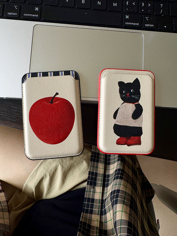 Cat & Apple iPhone MagSafe Card Holder