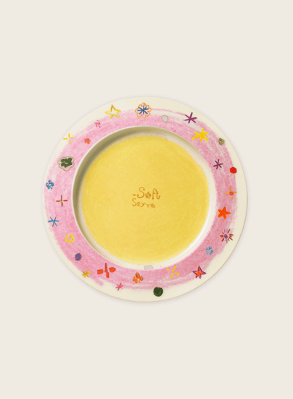 Crayon Stars Flan Plate