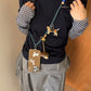 The Puppy&Red House Phone Chain
