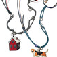 The Puppy&Red House Phone Chain