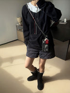 The Puppy & Red House Phone Strap