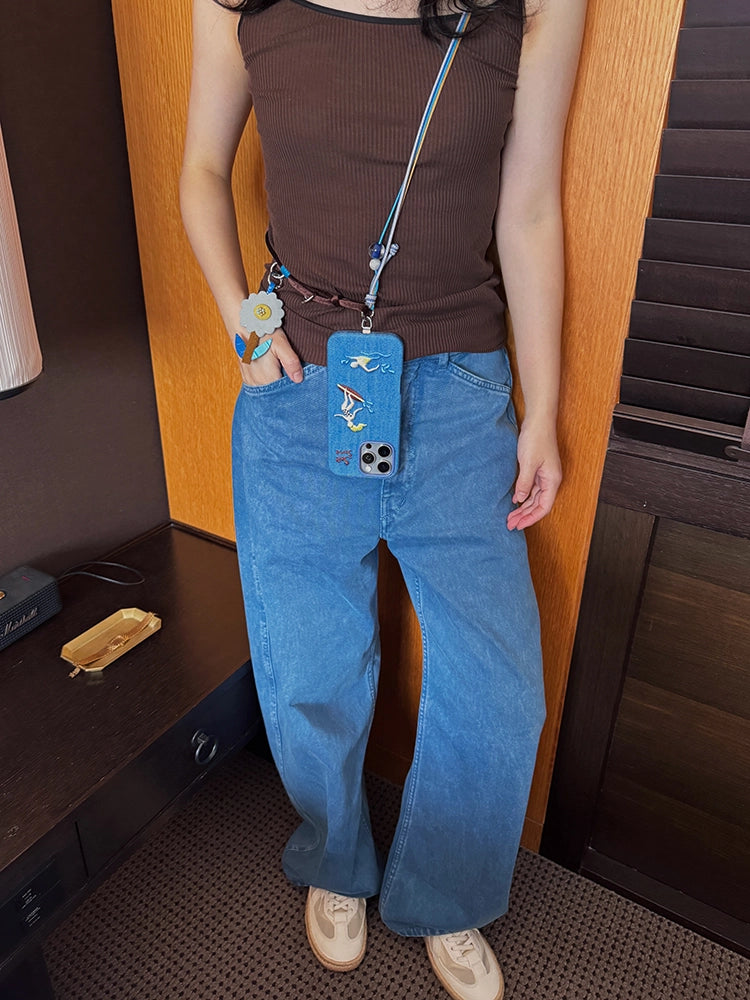 The “Patchwork Posy” Strap – Handcrafted & Adjustable Phone Strap