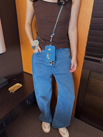 The “Patchwork Posy” Strap – Handcrafted & Adjustable Phone Strap