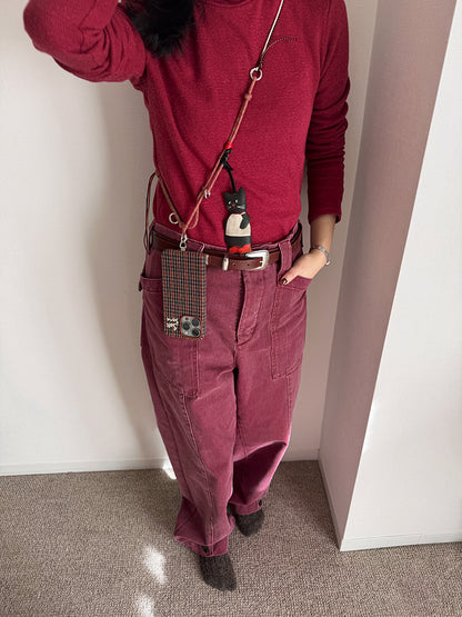 The Little Black Cat Adjustable Long Phone Strap